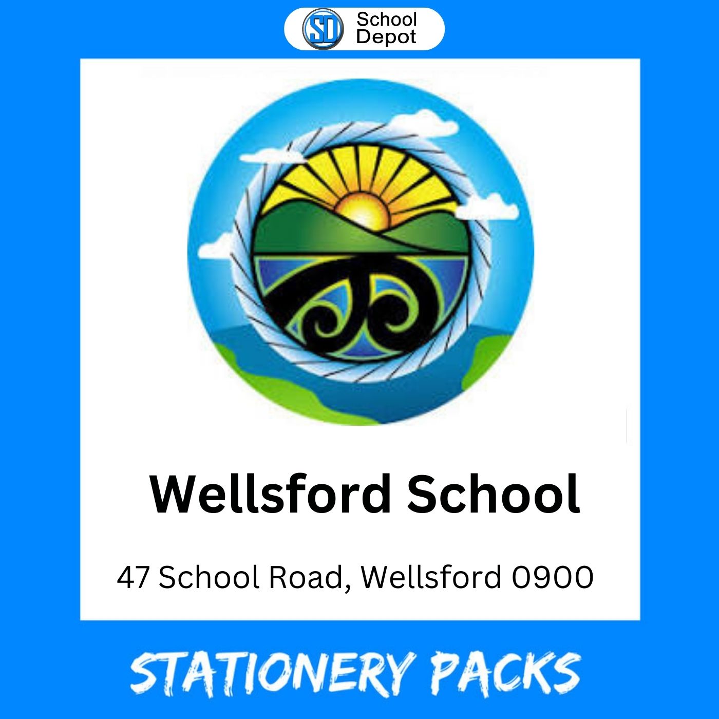 Wellsford School Stationery Pack 2025 Year 7 & 8 School Depot NZ