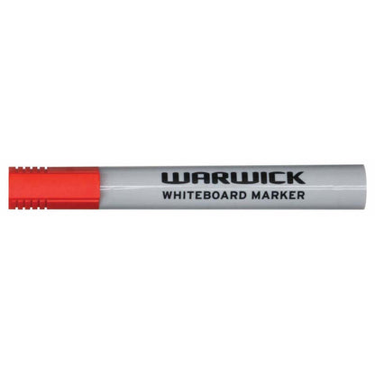 Warwick Whiteboard Marker Bullet Tip Red