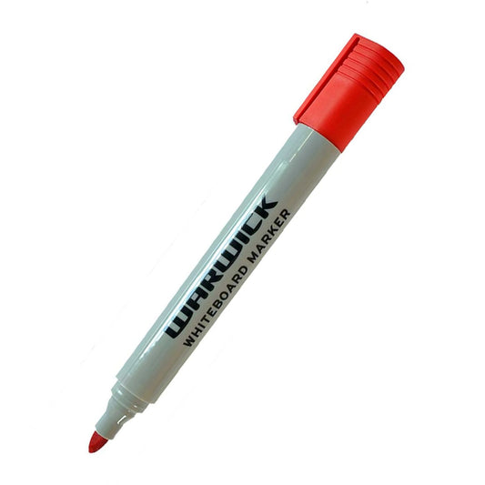 Warwick Whiteboard Marker Bullet Tip Red