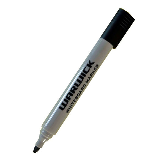 Warwick Whiteboard Marker Bullet Tip Black