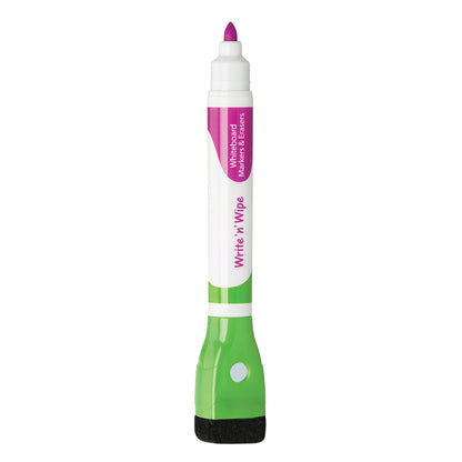 Write n Wipe 2 in 1 Whiteboard Markers Magnetic 3 Pack – 6 Colours