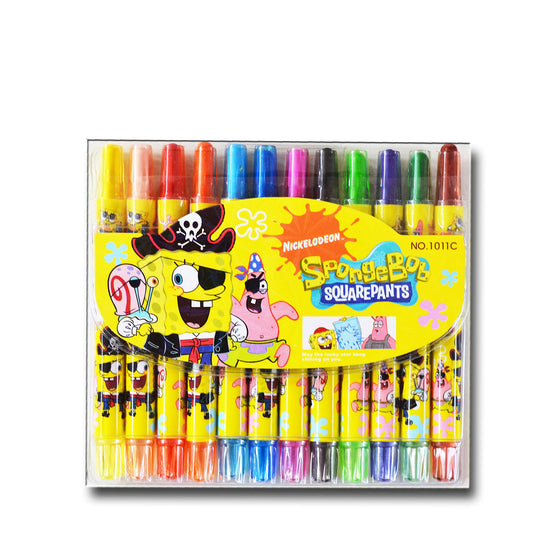 Twistable Crayons Spongebob 12 Shades 10 cm - School Depot NZ