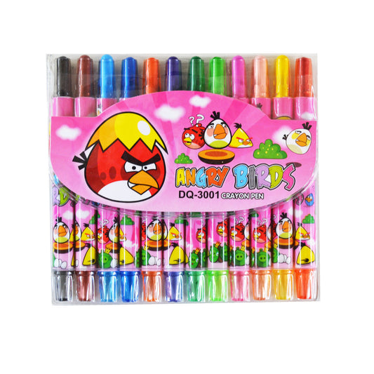 Twistable Crayons Angry Bird 12 Shades 10 cm - School Depot NZ
