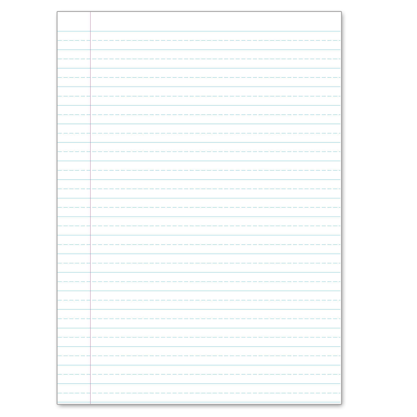 2Write LTW Learn to Write Exercise Book Ruled 14mm and Dashed 7mm 40 Leaf