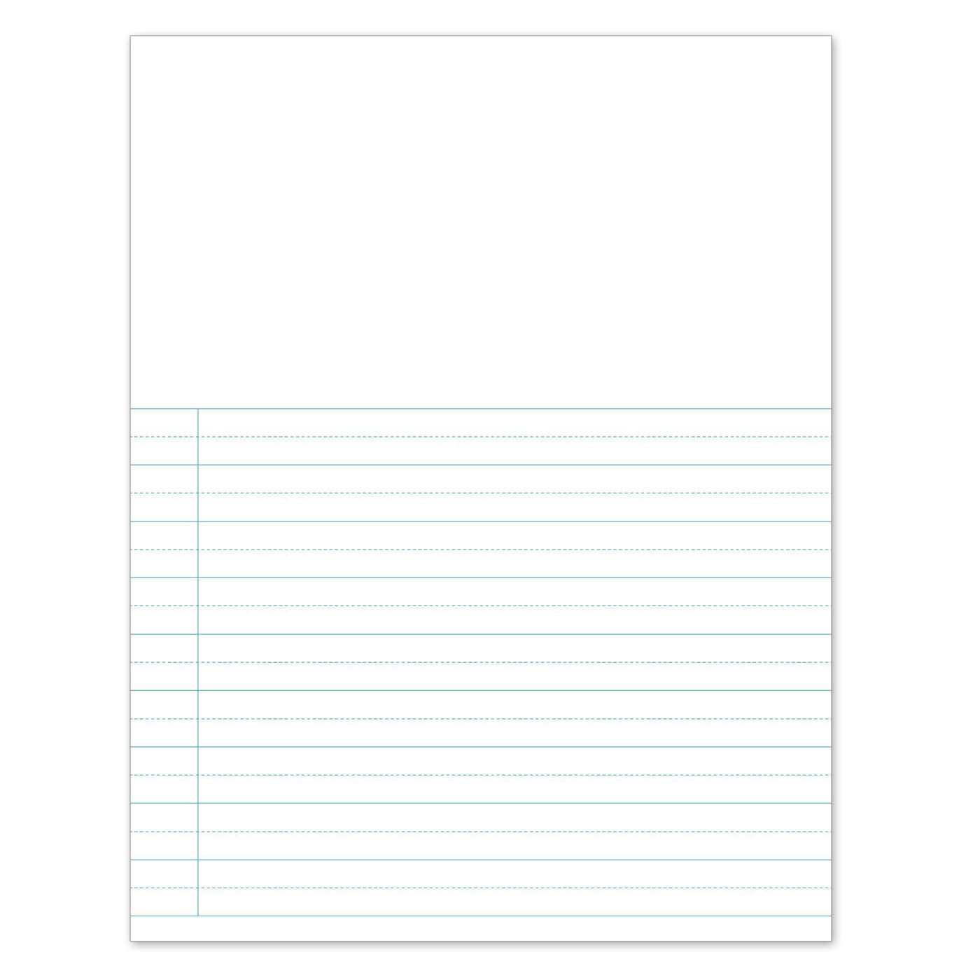  2Write JPP Junior Print & Picture Exercise Book Ruled 14mm 48 pages