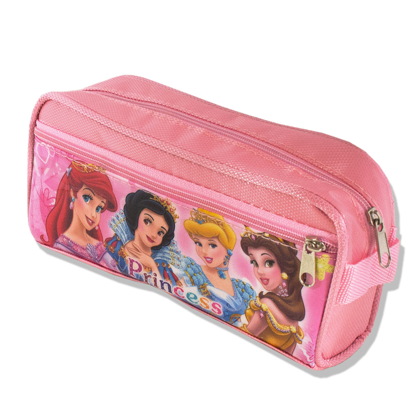 Princess Triple Zip Pencil Case