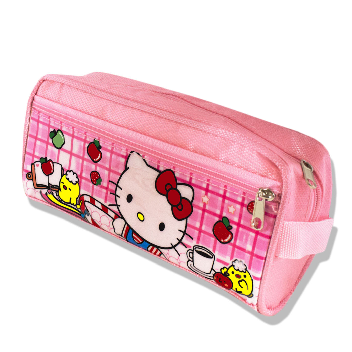 Hello Kitty Triple Zip Pencil Case