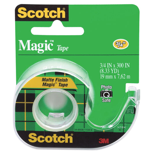 3M Scotch Magic Invisible Tape & Dispenser 19 x 7.62 m