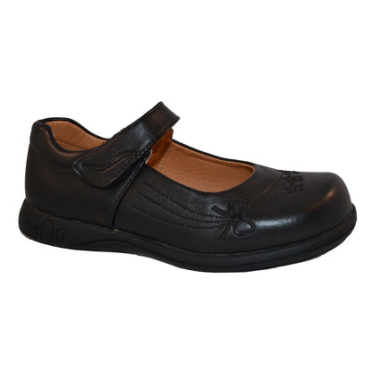 Sharon Girls School Shoes Black  - School Depot NZ