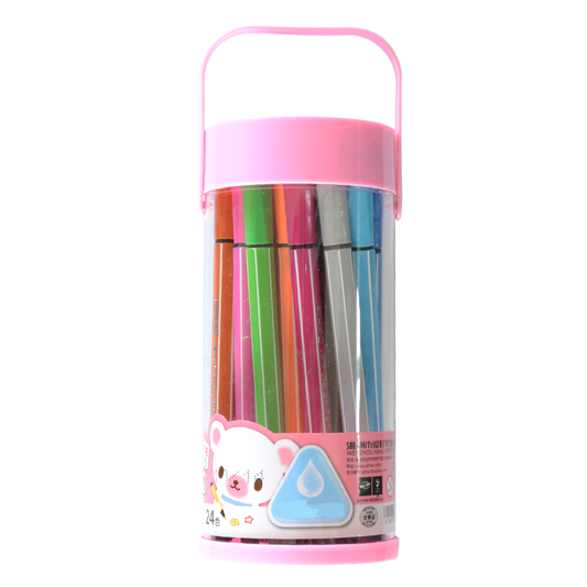 AIHAO Felt Tips Pink Bucket of 24