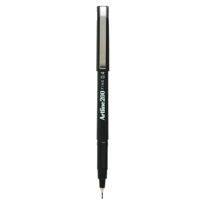 Artline 200 Fineliner Black 0.4mm