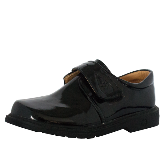 Alex School Shoes Black Size 25 to 38