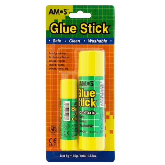 Amos Glue Stick Multipack 35g & 8g
