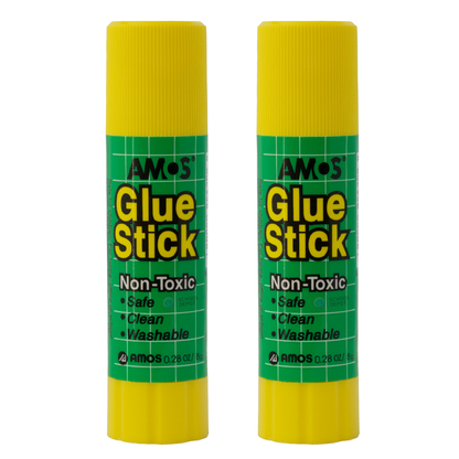 Amos Glue Stick 8g Pack of 2