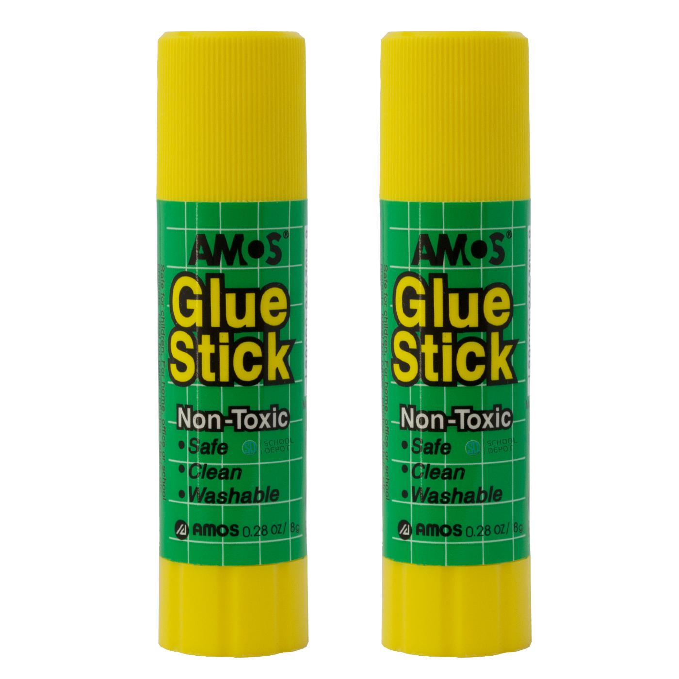 Amos Glue Stick 8g Pack of 2