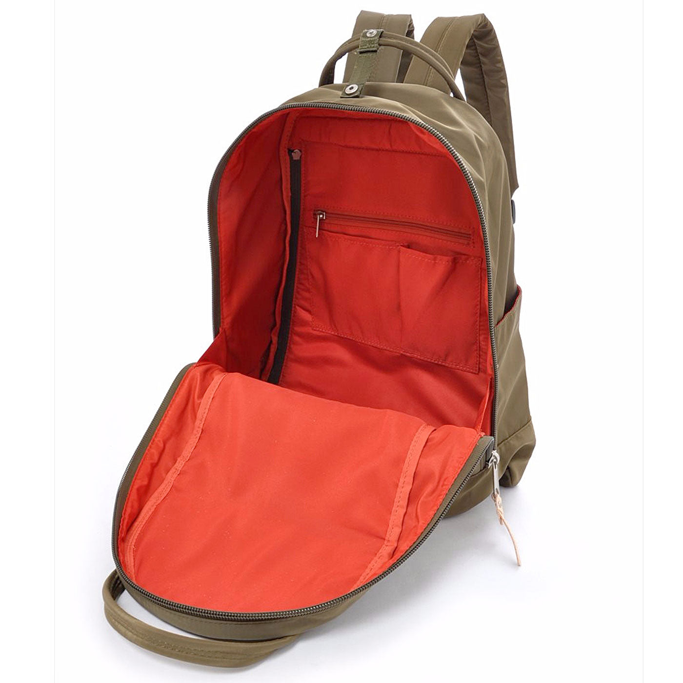 Anello Backpack Daypack Olive Inside View
