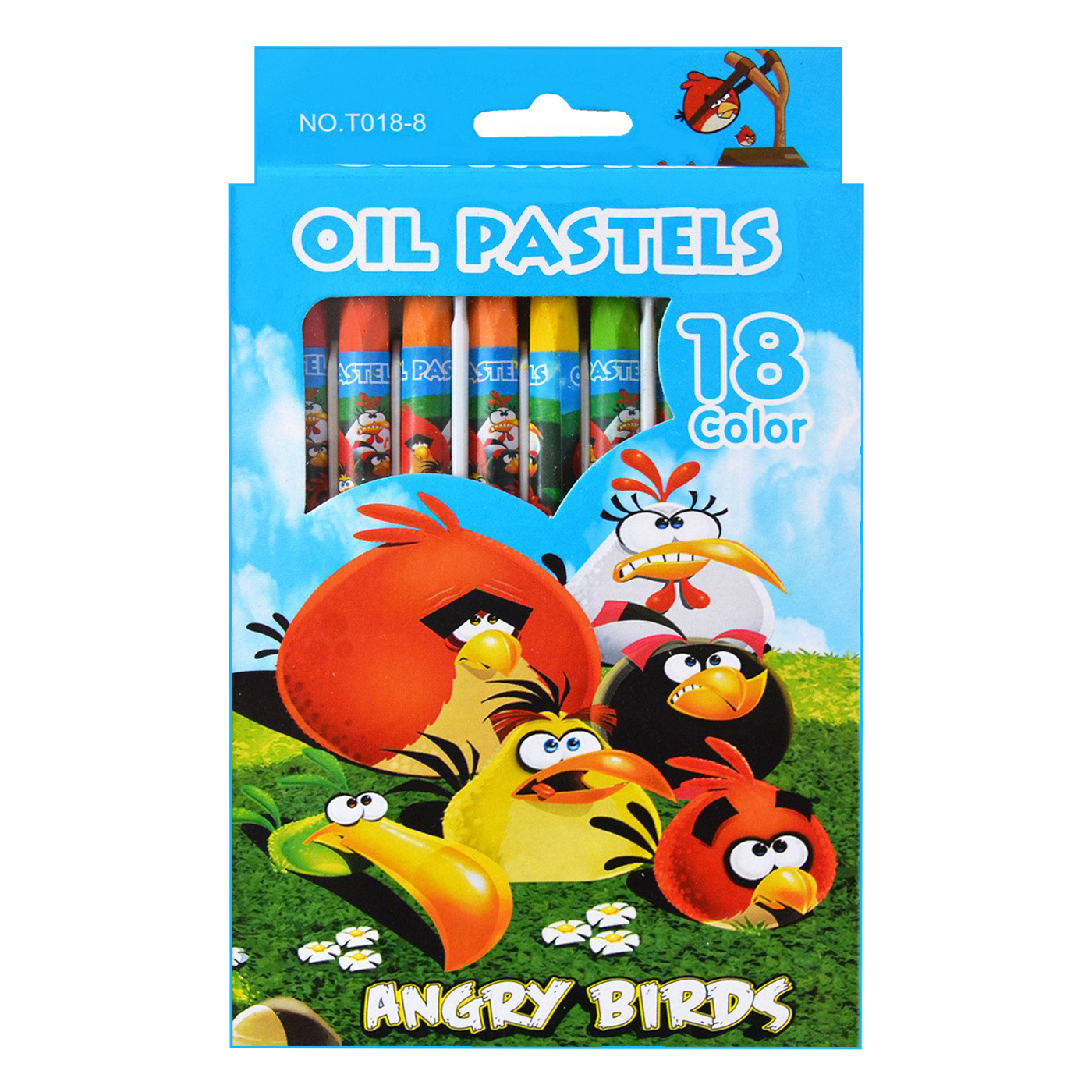 Angry Birds Oil Pastels 18 Shades