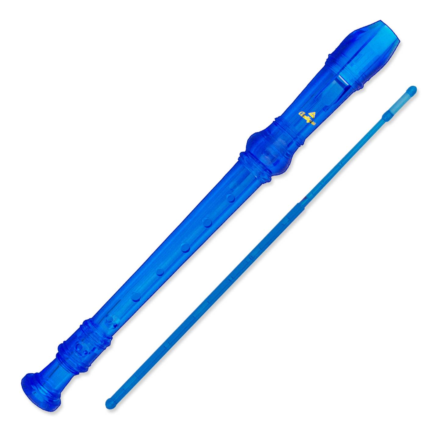 Antigua USA Students Recorder 3 Piece Transparent Blue