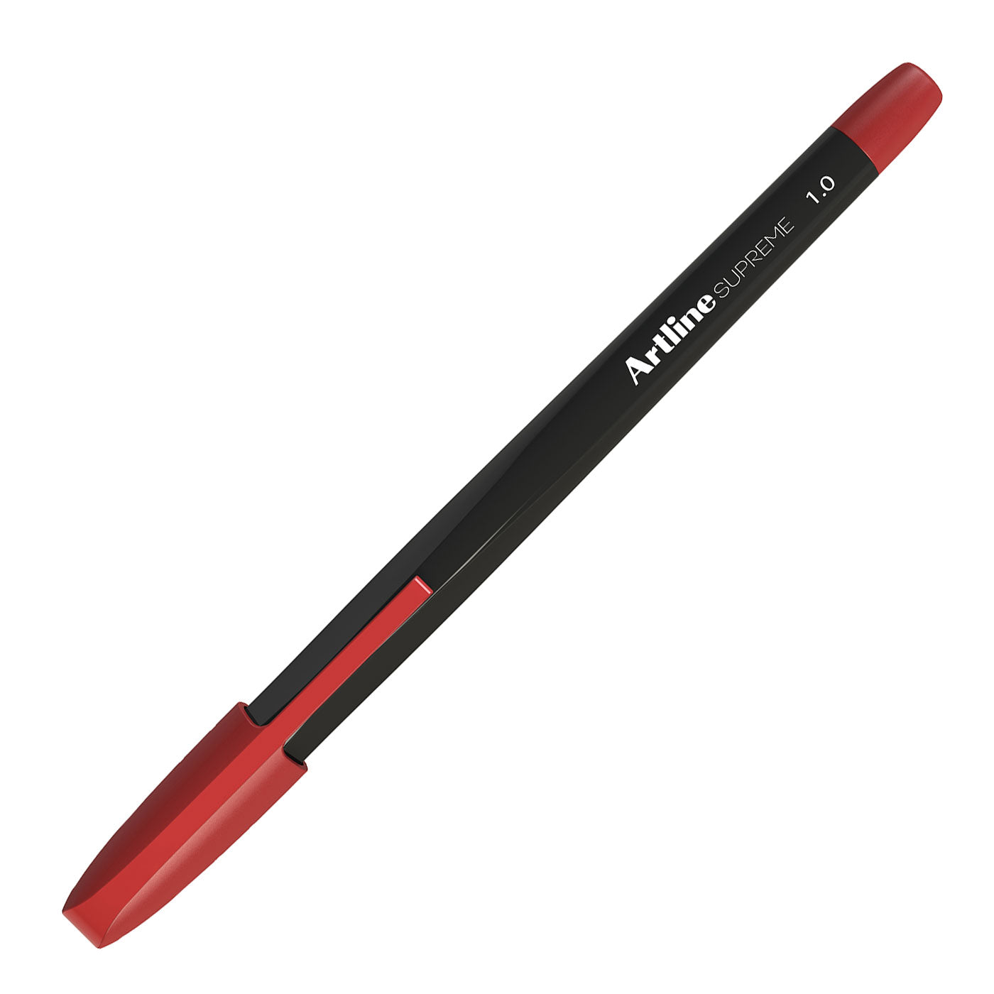 Artline Supreme Ballpoint Pen Capped Red