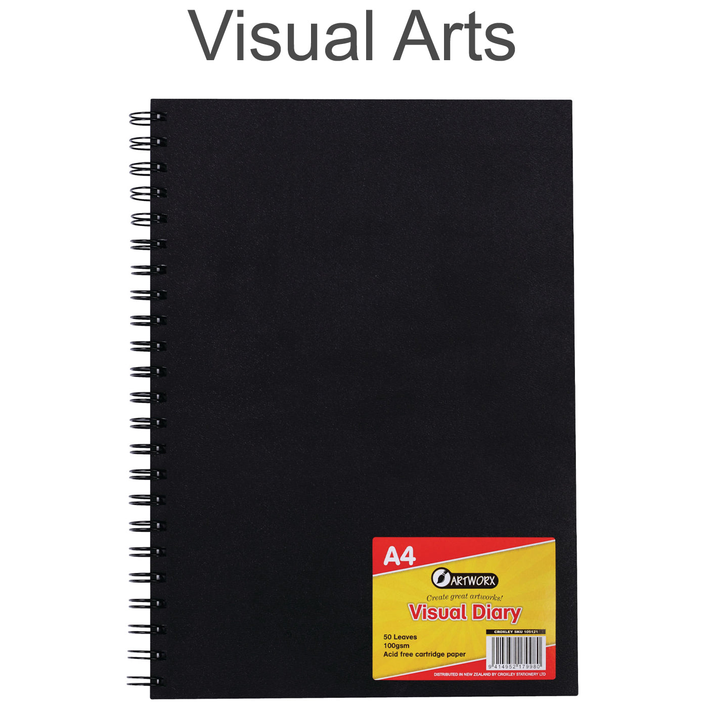 Artworx Visual Diary A4 100 Pages [100 GSM]