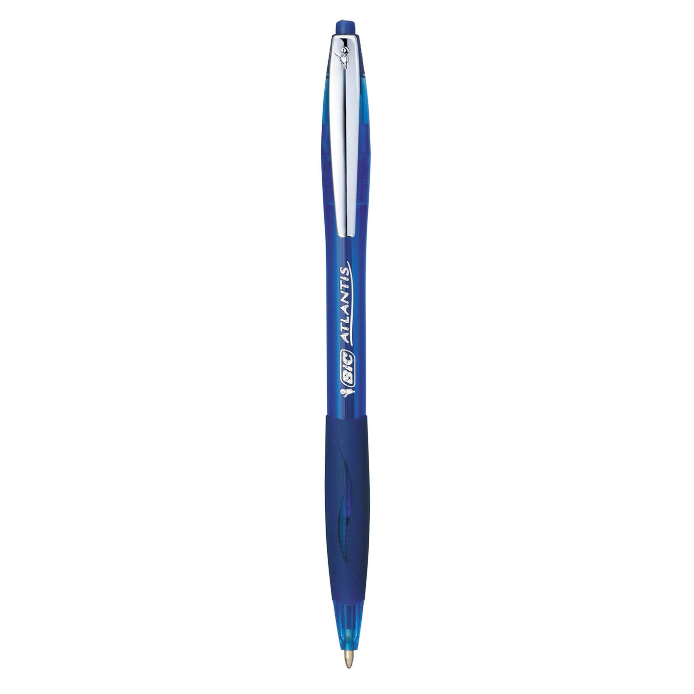 BIC Atlantis Ballpoint Pen Retractable Medium Tip Blue