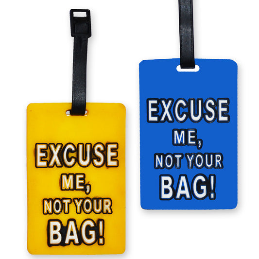 Luggage Tag with a slot to write owner details