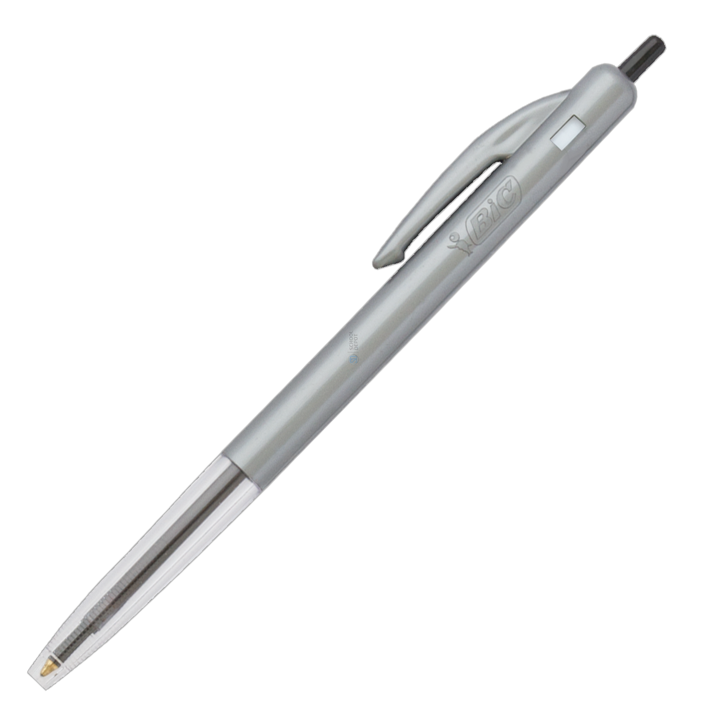 Bic Clic Black Ballpoint Pen Medium Tip