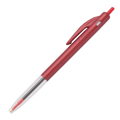Bic Clic Red Ballpoint Pen Medium Tip