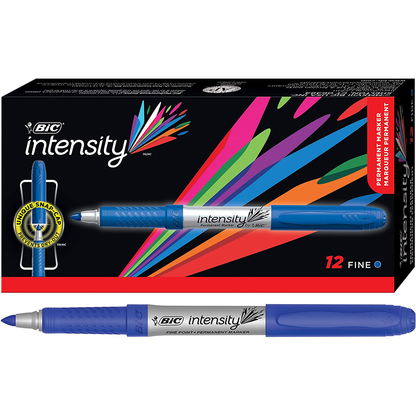 BIC Intensity Permanent Marker Bullet Tip Fine Blue