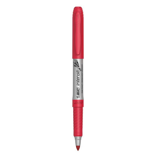 BIC Intensity Permanent Marker Bullet Tip Fine Red