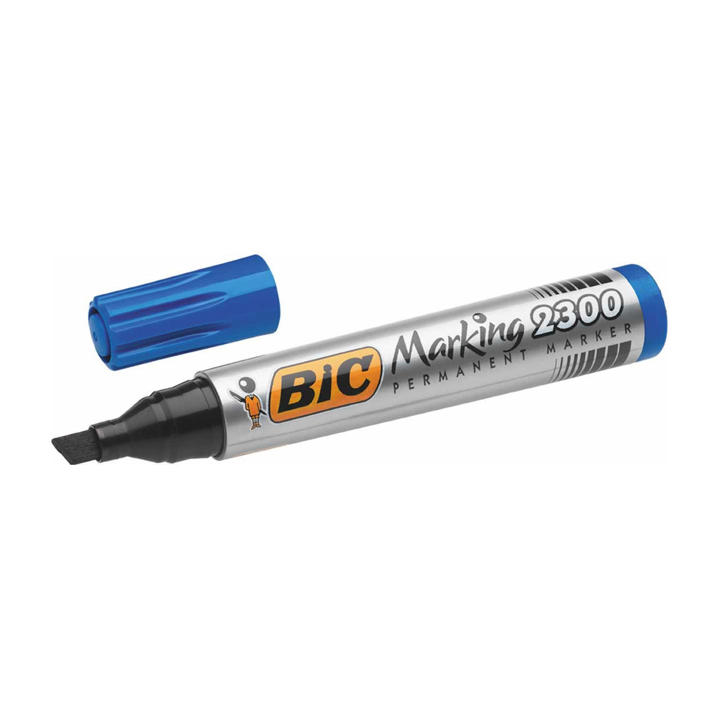 BIC Permanent Marker ECO 2300 Chisel Tip Blue