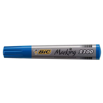 BIC Permanent Marker ECO 2300 Chisel Tip Blue