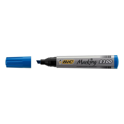 BIC Permanent Marker ECO 2300 Chisel Tip Blue