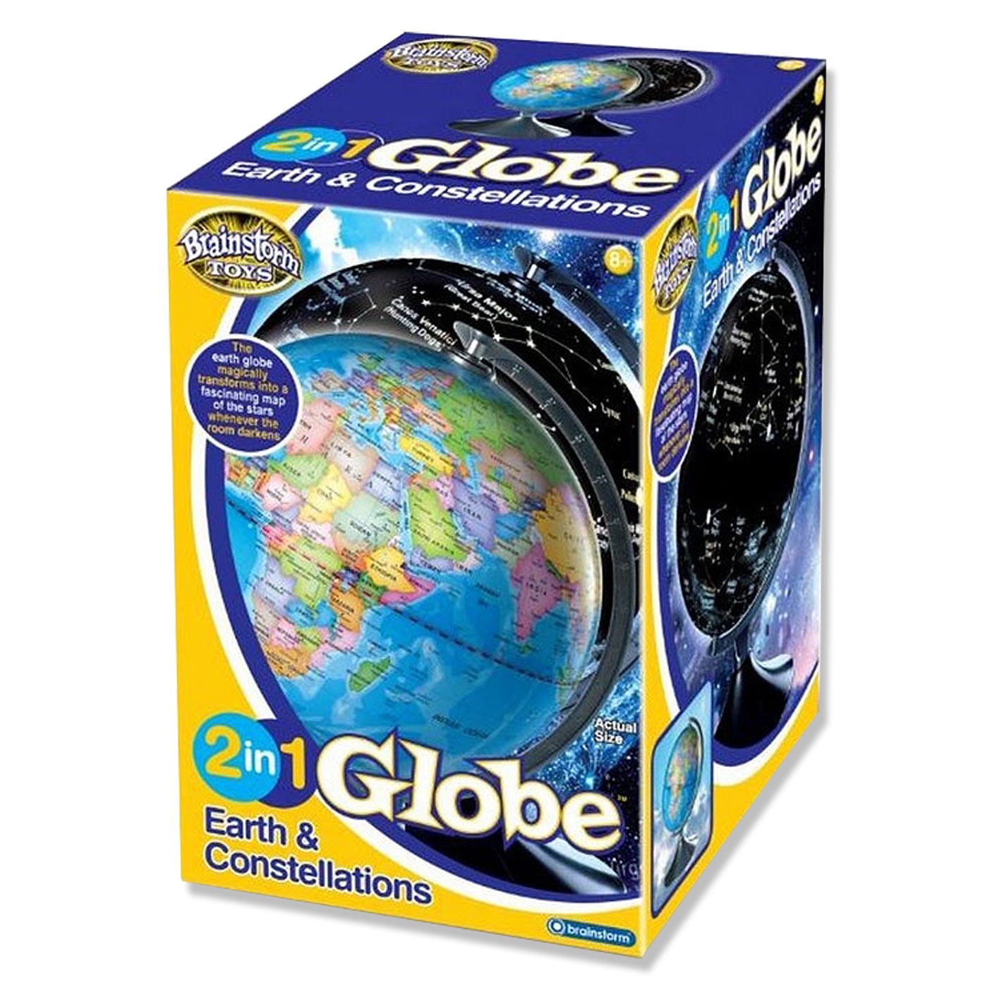 Brainstorm Toys 2 in 1 Globe Earth and Constellations 22.8 cm