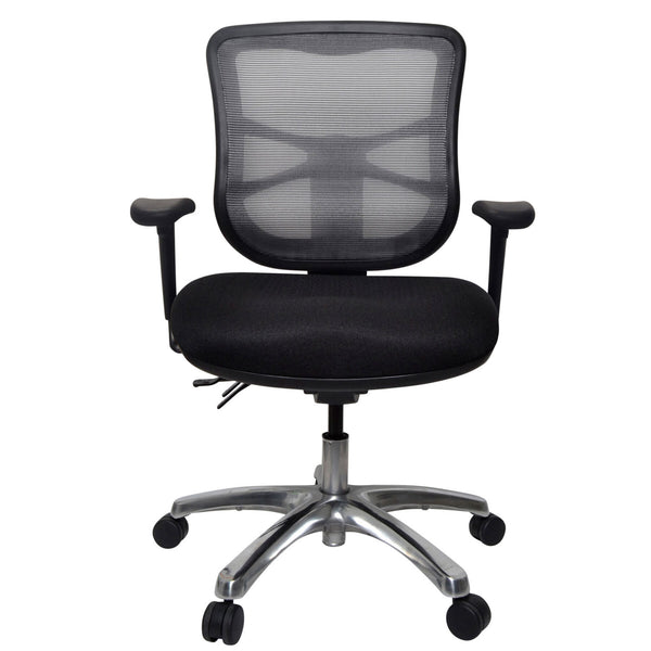 Buro Office Chair with Armrest Metro Black School Depot NZ