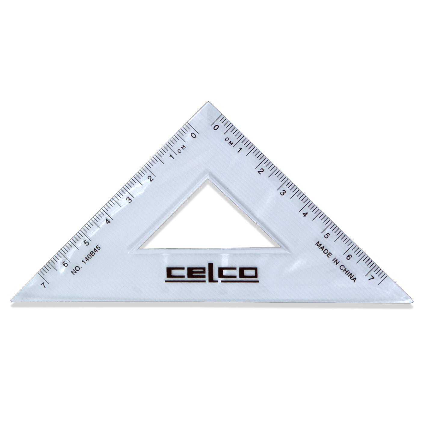 Celco 45 Degree Set Squares 14 cm Clear - School Depot