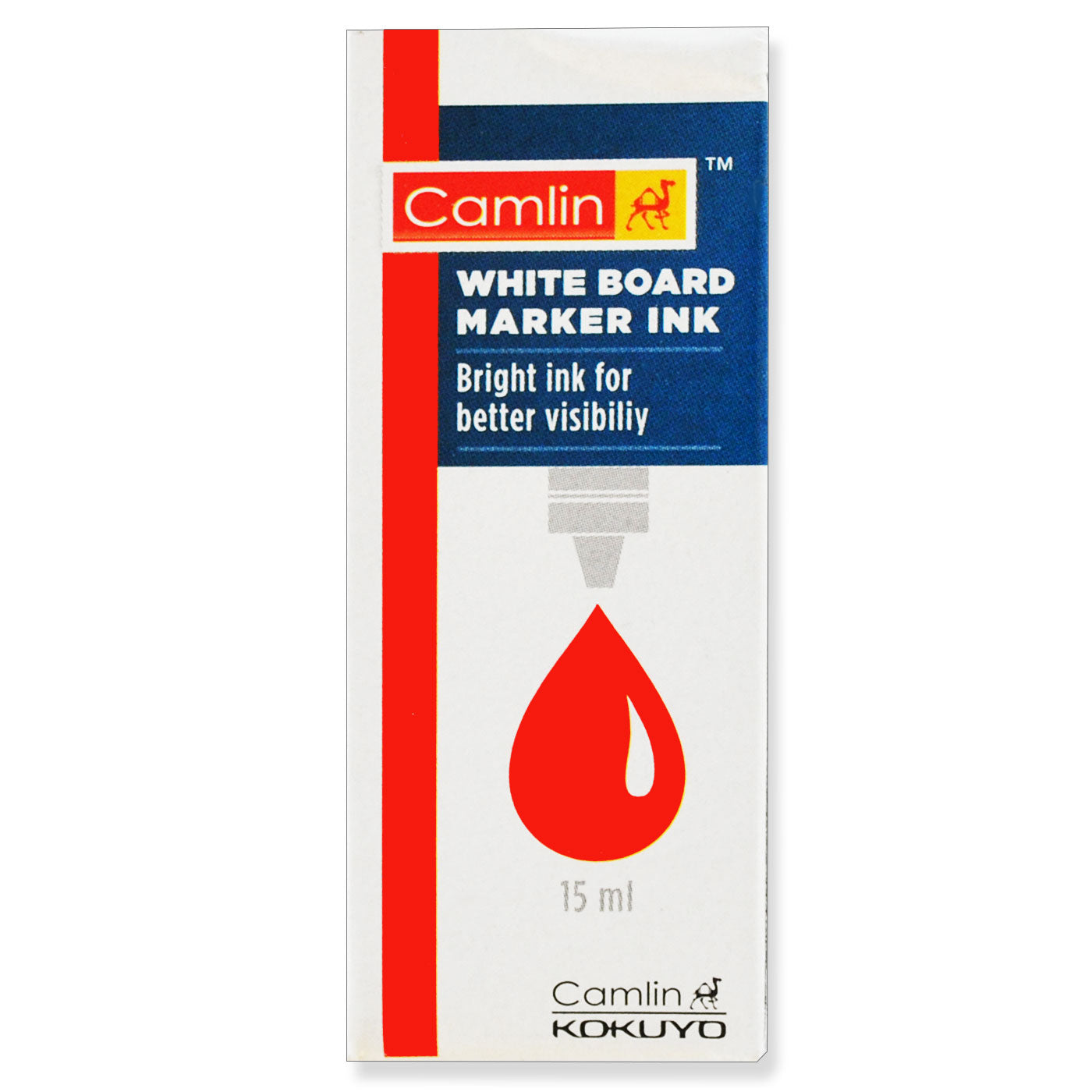 Camlin Whiteboard Marker Refill Ink 15 ml Red