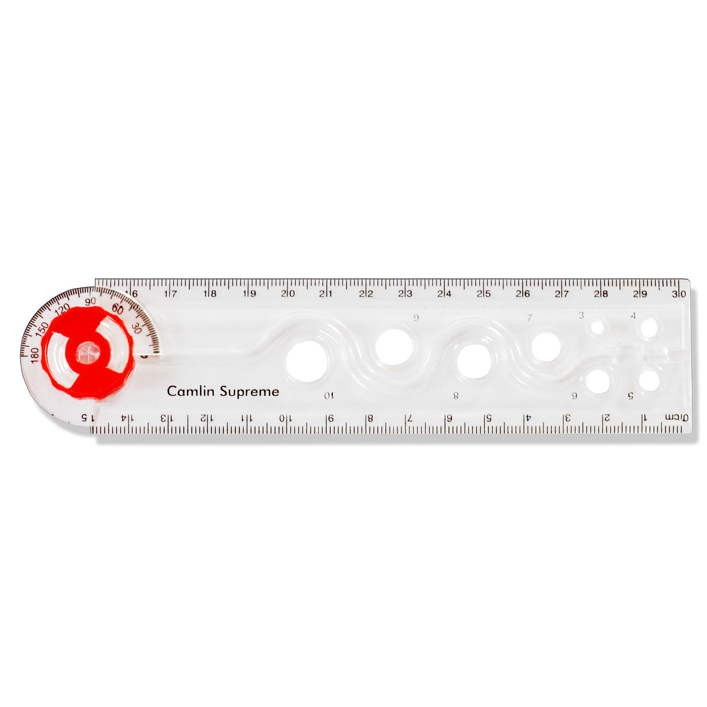 Camlin Supreme Foldable Ruler with Protractor 30 cm