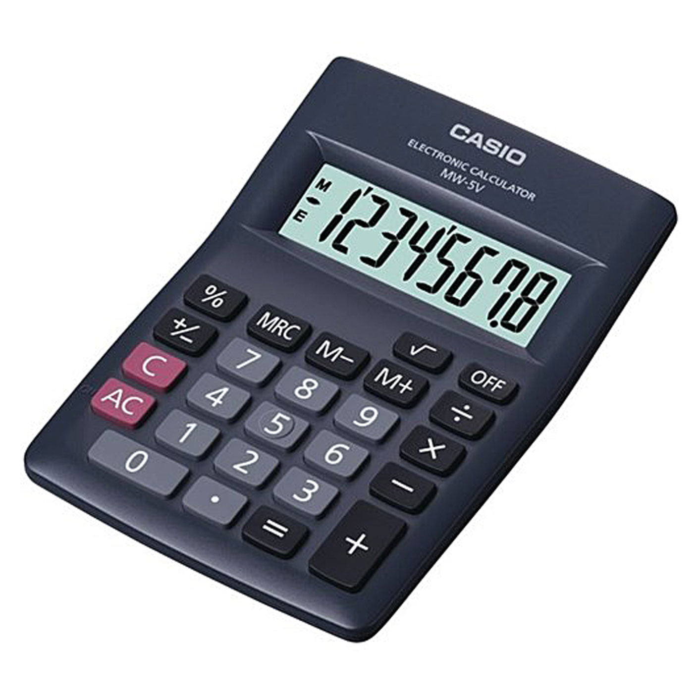 Casio MW5VBK Pocket Calculator - School Depot