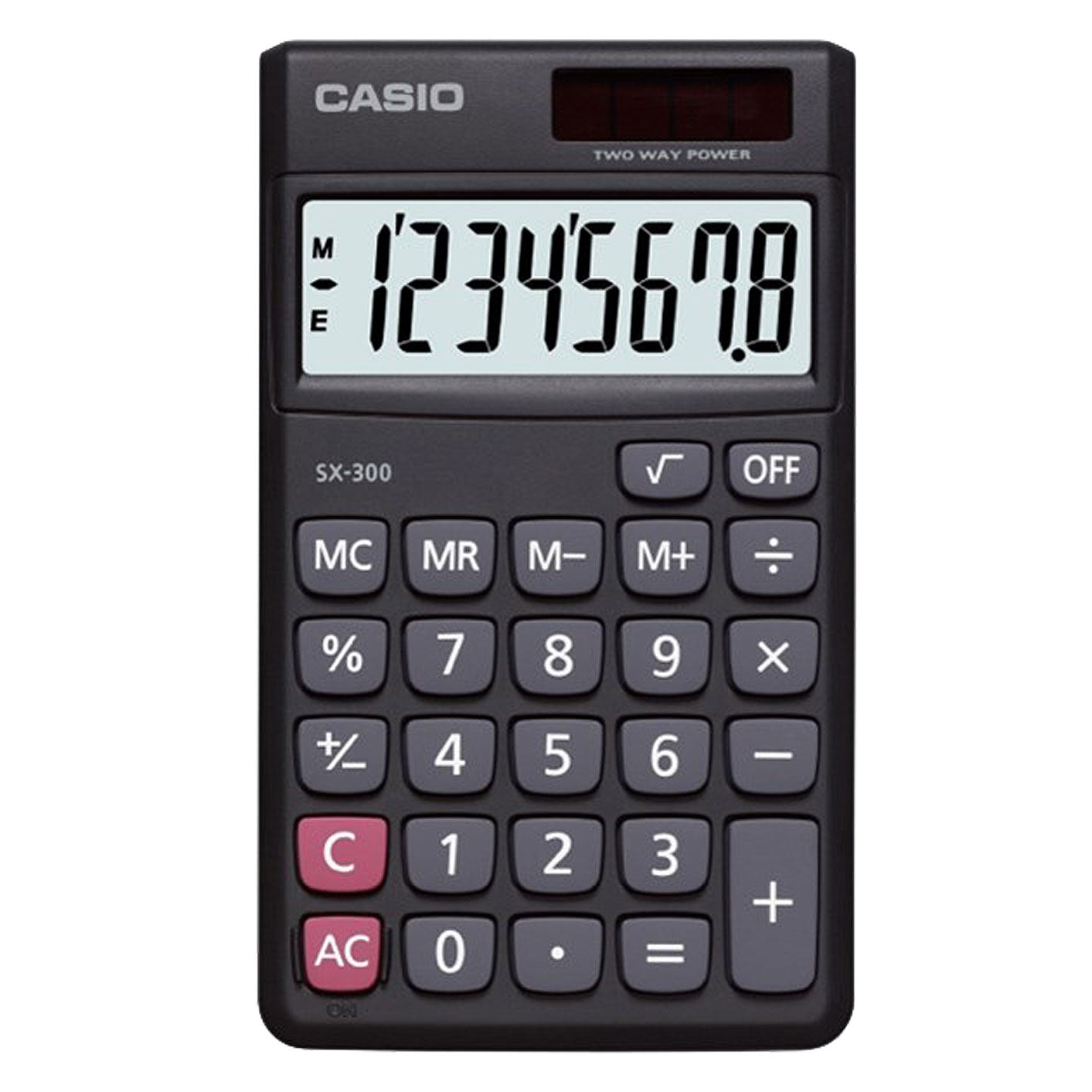 Casio SX300 Value Handheld Calculator Black