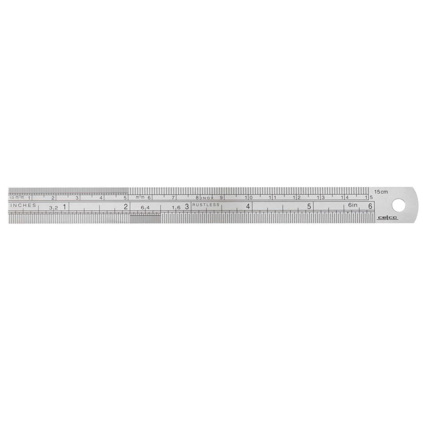 Celco Ruler 15 cm Stainless Steel - School Depot