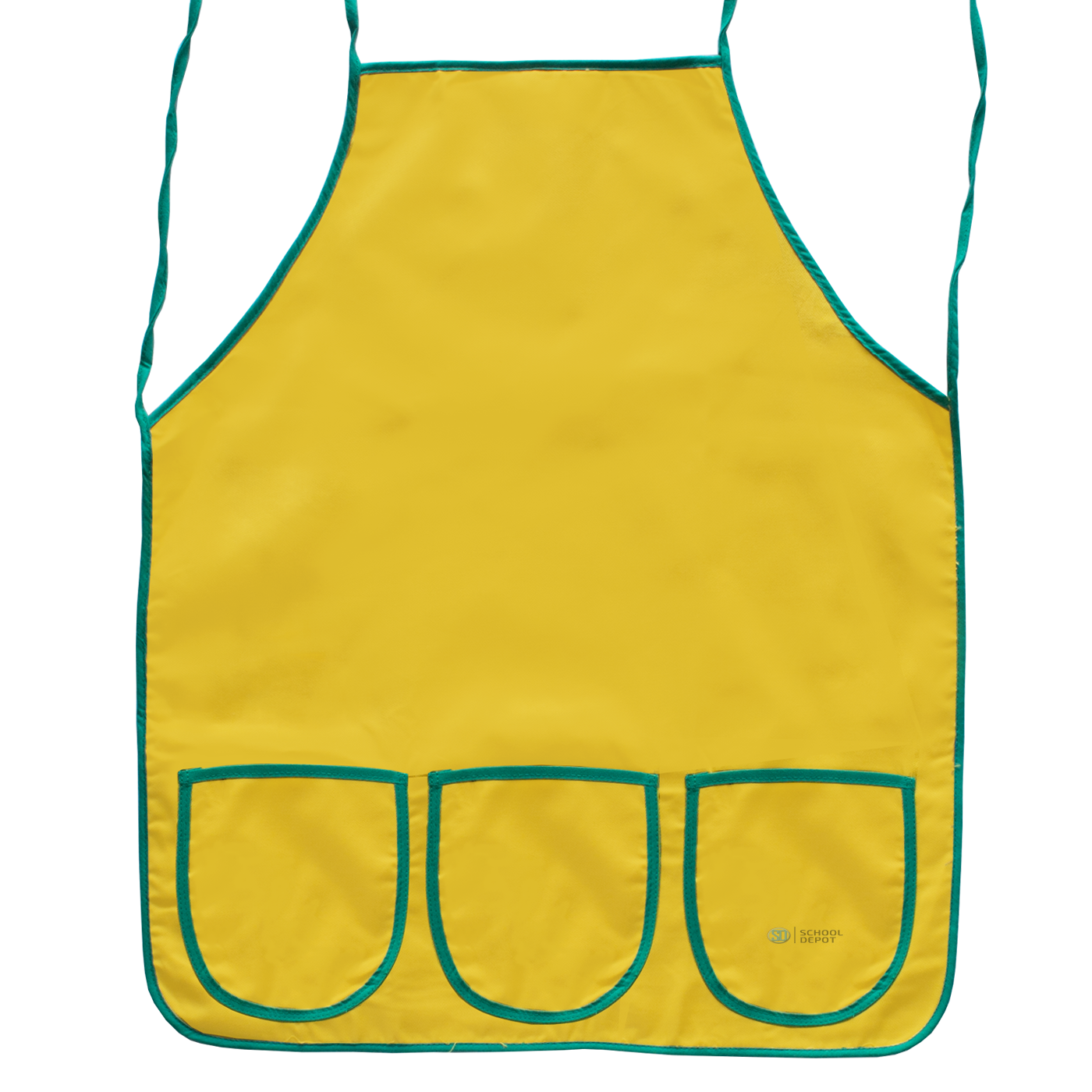 Children's Cotton Apron With Lining Yellow