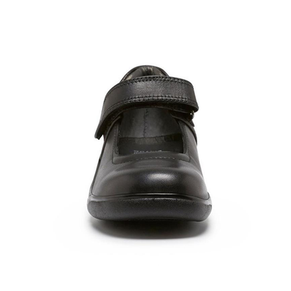 Clarks  Girls Leather School Shoes Petite Black UK Size 8-3