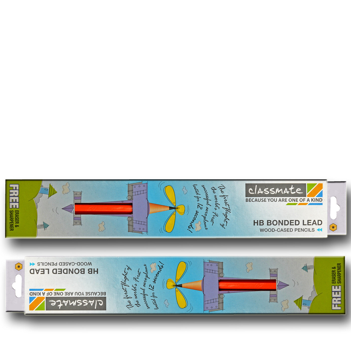 HB Pencils Classmates - 10 PK With Free Eraser & Sharpener - School Depot NZ