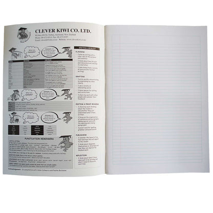 Clever Kiwi All Purpose Book - Inside Cover