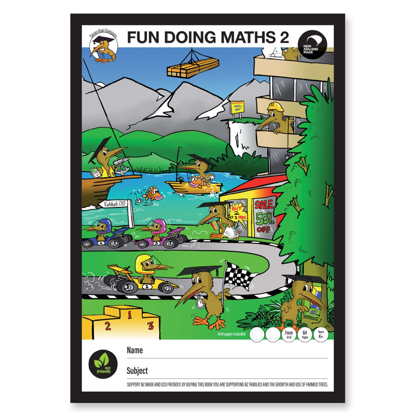 Clever Kiwi Fun Doing Maths Book 2