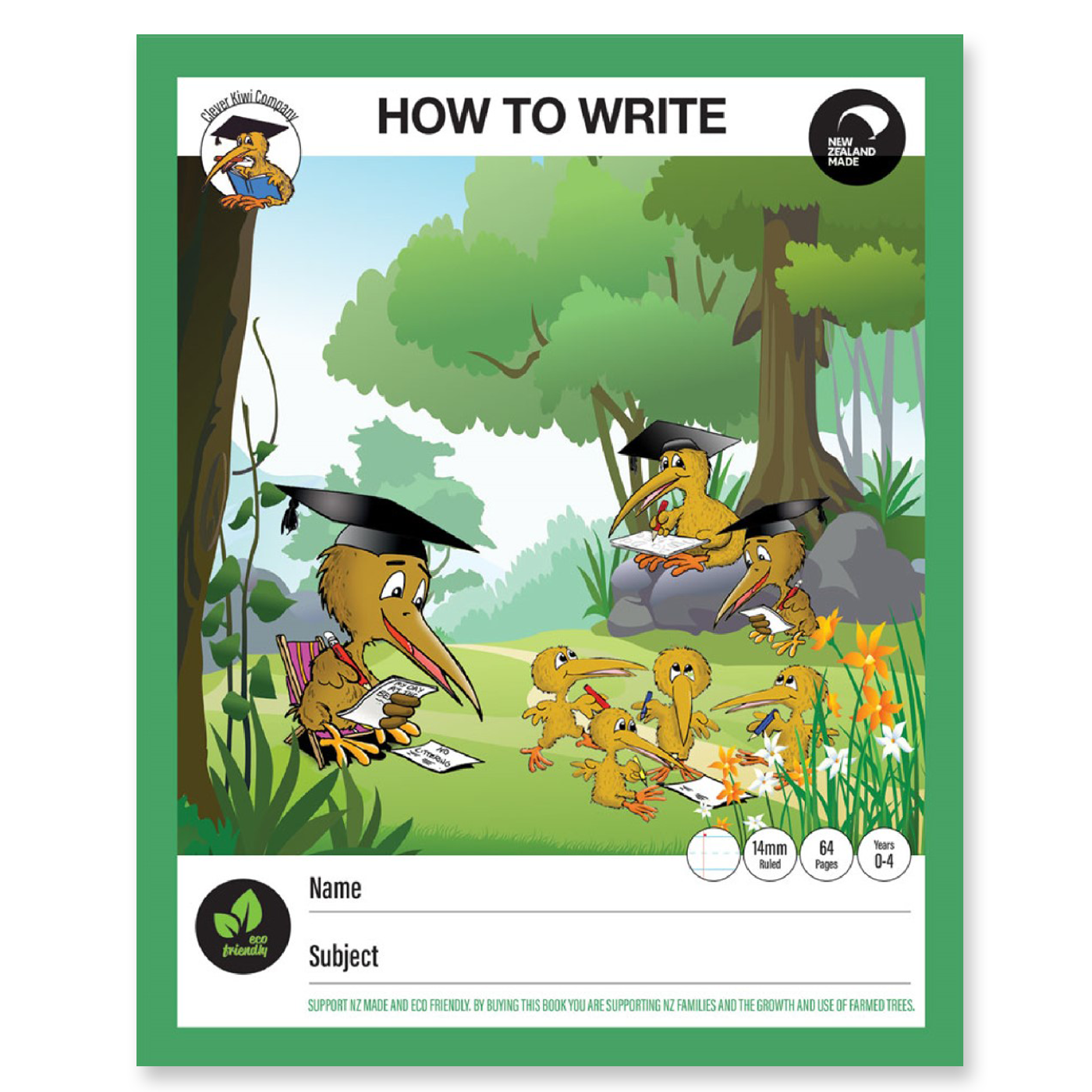 Clever Kiwi How To Write Exercise Book