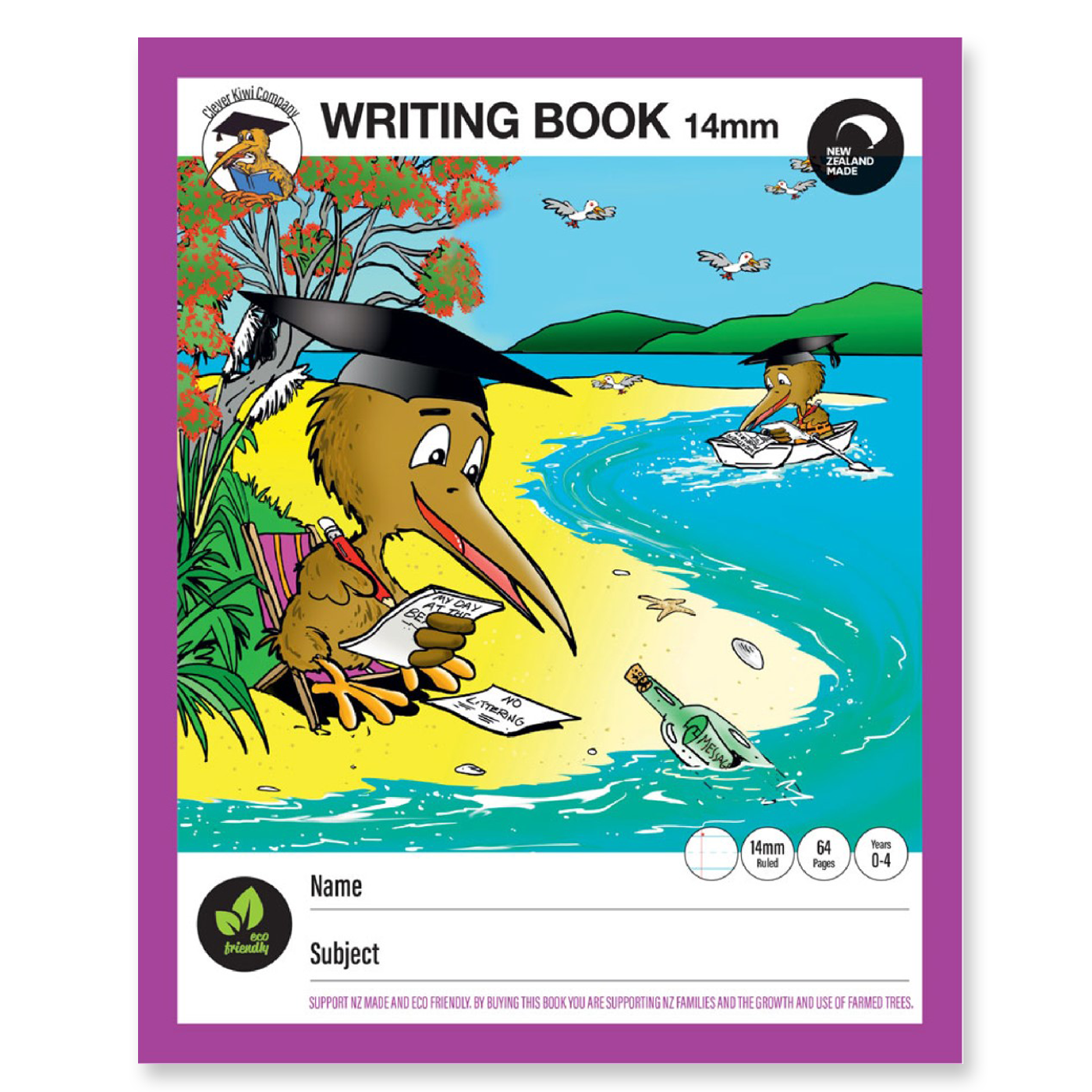 Clever Kiwi My Writing Book 14mm