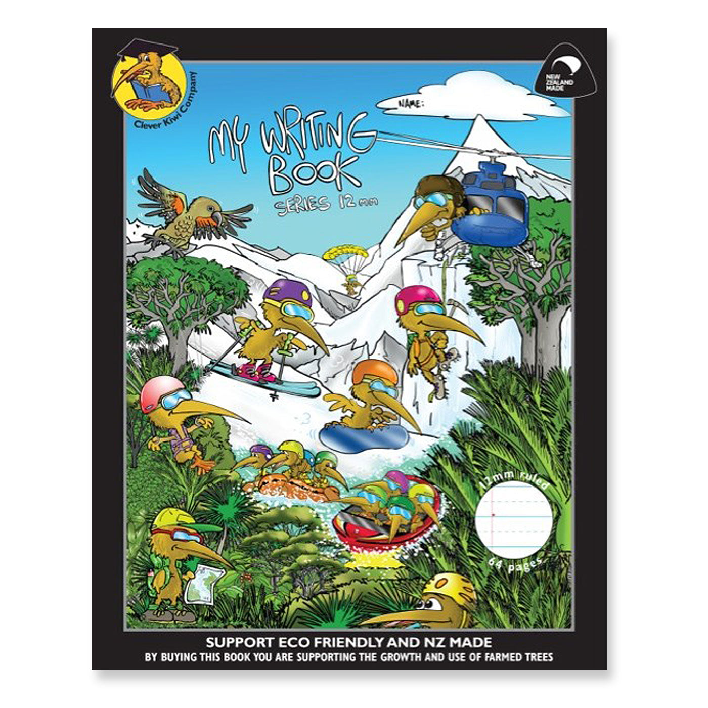 Clever Kiwi My Writing Book Series 12 mm