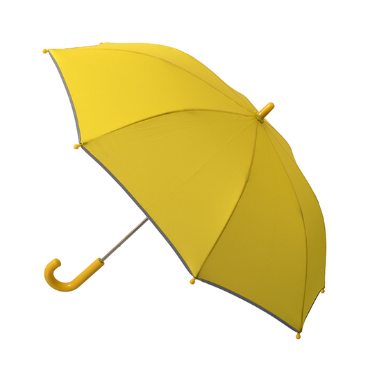 Clifton Kids Umbrella With Reflective Tape Yellow